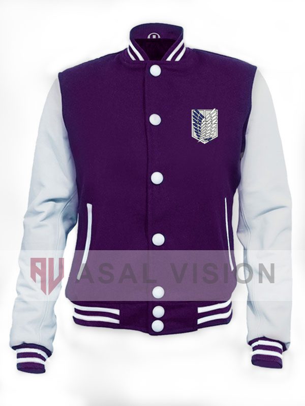 Attack On Titan Logo Varsity Bomber Jacket