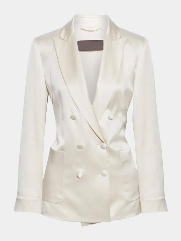 And Just Like Carrie Bradshaw White Blazer