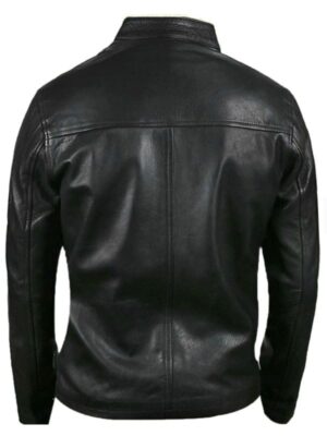 Ideal Design Steve McQueen Leather Jacket Black