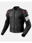 Men's Black Racer Leather Motorcycle Jacket