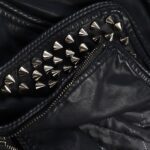 Punk Stylish Studded Leather Jacket For Women