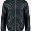 Real Sheepskin Bomber Leather Jacket For Men's