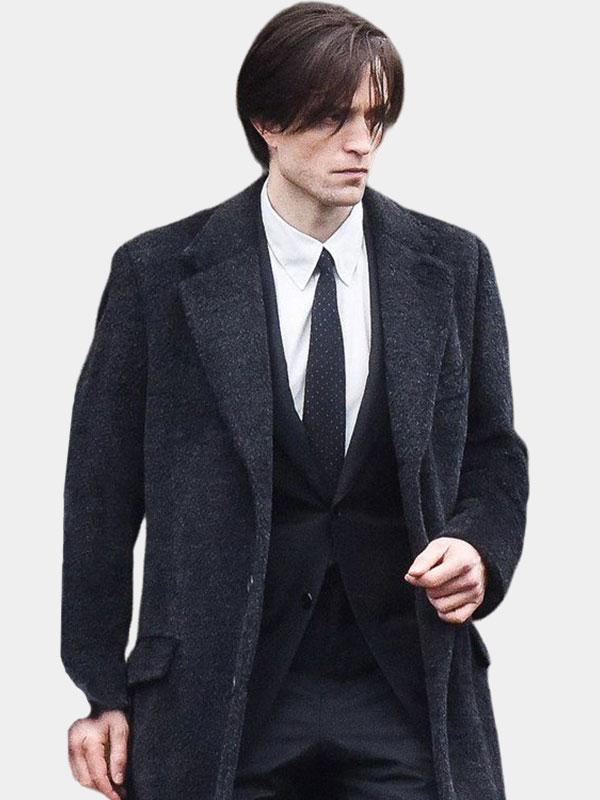 Robert Pattinson The Batman 2022 Wool Coat