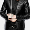 Men's Slim Fit Lambskin Leather Blazer