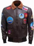Top Gun Tom Cruise Leather Jacket
