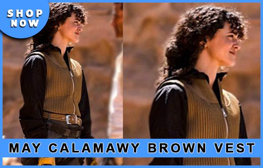 May Calamawy Brown Vest