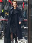 Michelle Dockery Anatomy of a Scandal Kate Woodcroft Trench Black Coat