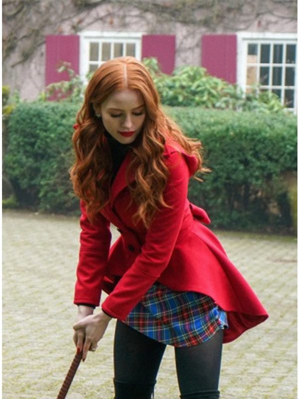 Riverdale Cheryl Blossom Red Wool Coat