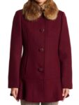 Riverdale Veronica Lodge Fur Collar Coat