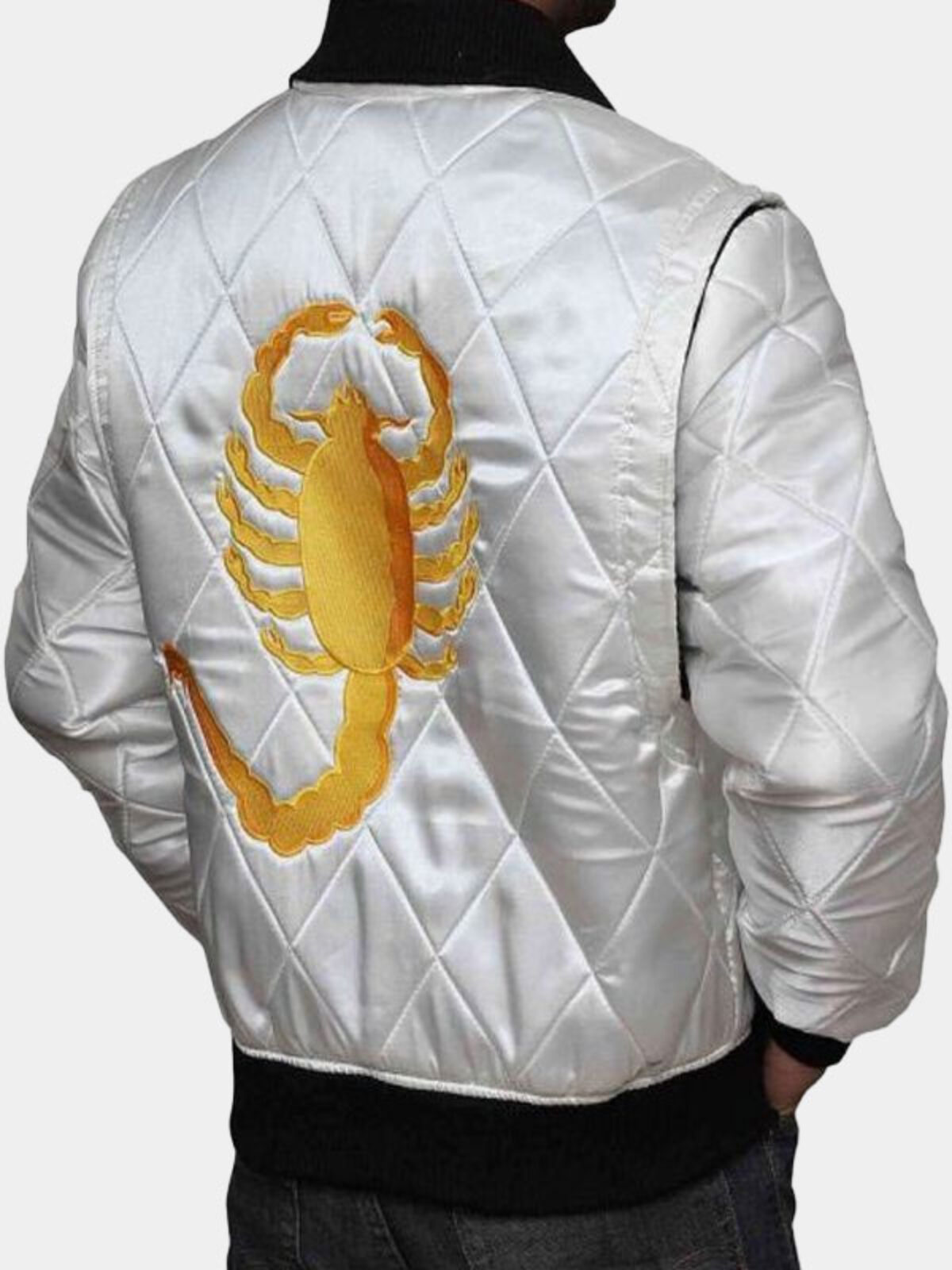 Scorpion Drive Jacket - Ryan Gosling Bomber Satin Jacket