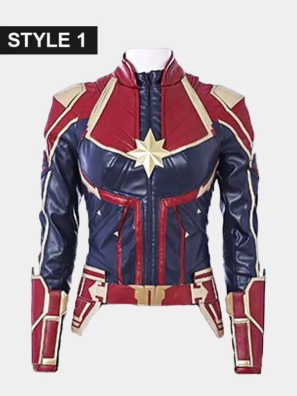 Brie Larson Captain Marvel Carol Danvers Leather Jacket