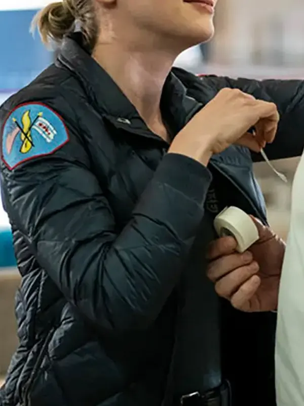 Chicago Fire Sylvie Brett Quilted Puffer Jacket