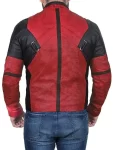 Deadpool Leather Jacket Red And Black