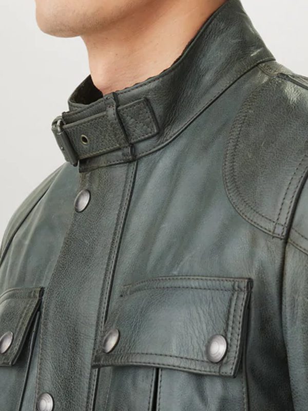 Fashion Leather Jacket For Men's