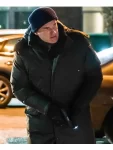 Julian McMahon TV Series FBI Most Wanted Special Agent Black Puffer Coat