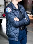 Kara Killmer Chicago Fire Sylvie Brett Quilted Puffer Jacket