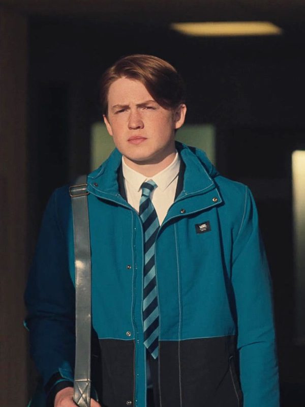 Kit Connor TV Series Heartstopper Nick Nelson Blue And Black Jacket