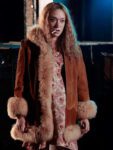 Lenora Vulvokov TV Series Russian Doll Season 2 Chloë Sevigny Brown Shearling Coat