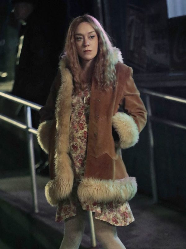 Russian Doll Season 2 Chloë Sevigny Brown Shearling Coat