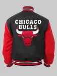 Chicago Bulls Black And Red Varsity Bomber Jacket