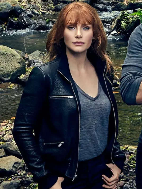 Claire Dearing Movie Jurassic World Dominion Black Leather Jacket