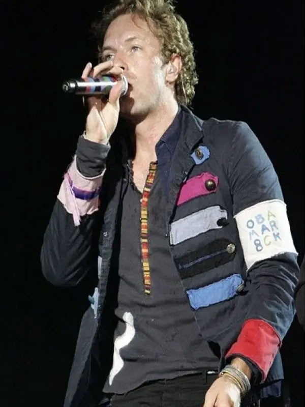 Coldplay Chris Martin Viva La Vida  Military Style Jacket