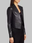 Emily Cooper Black Leather Jacket