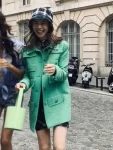Lily Collins Emily In Paris Emily Cooper Green Coat