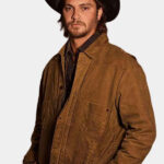 Luke Grimes Yellowstone Kayce Dutton Brown Jacket