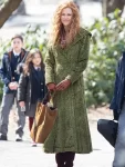 Nicole Kidman Green Long Coat