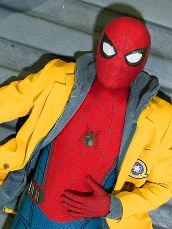 Peter Parker Spiderman Homecomig Yellow Jacket