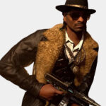 Snoop Dogg Call Of Duty Shearling Leather Coat