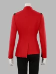 Sonequa Martin Star Trek Discovery S04  Michael Burnham Red Wool Jacket
