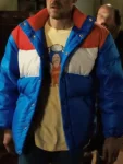 Stranger Things David Harbour Tricolor Puffer Jacket