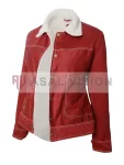 Stranger Things Nancy Wheeler Red Fur Jacket