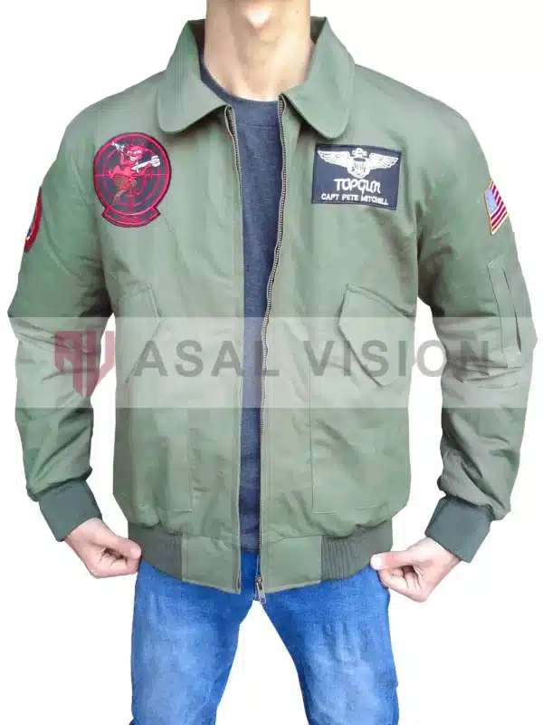 Top Gun 2 Maverick Bomber Green Jacket