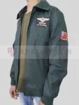 Top Gun 2 Tom Cruise Green Jacket