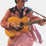 Elvis 2022 Elvis Presley Pink And Black Blazer