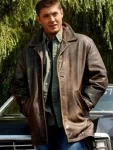Jack Ackles Brown Leather Jacket Coat