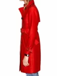 Polly Cooper Riverdale Red Wool Trench Coat