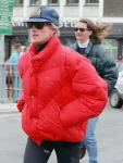 Princess Diana Puffer Red Jacket