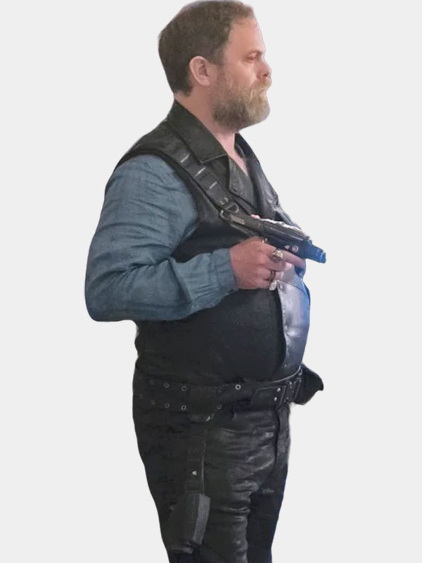 Star Trek Discovery Harry Mudd Leather Black Vest