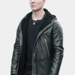 Tommy Egan Power Leather Shearling Jacket