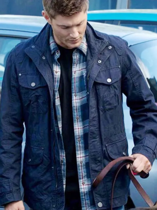 Tv Series Supernatural Dean Winchester  Blue Cotton Jacket