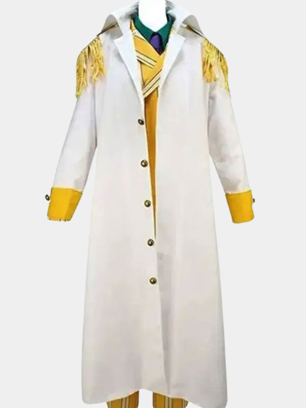 Borsalino One Piece Kizaru Cosplay White Coat