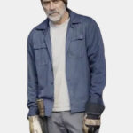 Negan The Walking Dead Blue Cotton Jacket