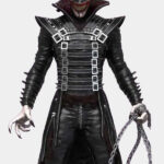 The Batman Who Laughs Leather Belted Style Coat
