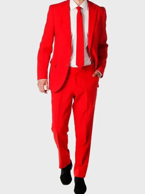 Mens Red Devil Suit