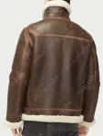 Alex Brown Shearling Leather Jacket