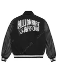 BBC Stencil Billionaire Boys Club Bomber Wool And Leather Jacket